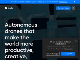 'skydio.com' screenshot