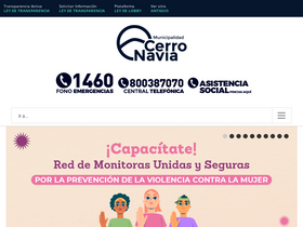 'cerronavia.cl' screenshot