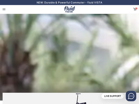 'fluidfreeride.com' screenshot