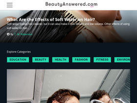'beautyanswered.com' screenshot