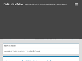 'fiestasdemexico.com' screenshot