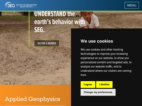 'seg.org' screenshot