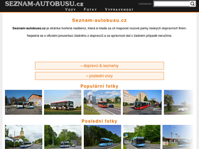 'seznam-autobusu.cz' screenshot