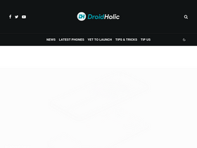 'droidholic.com' screenshot