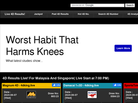 '4dking.live' screenshot