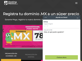 'hosting-mexico.net' screenshot