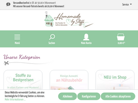 'homemade-by-steffi.de' screenshot