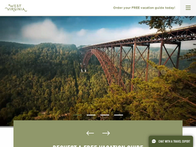 'wvtourism.com' screenshot