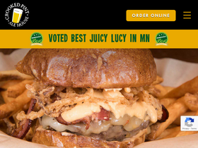 'crookedpint.com' screenshot