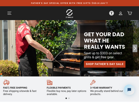 'zgrills.com' screenshot