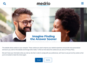 'medrio.com' screenshot