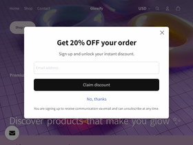 glowify.com.co homepage screenshot