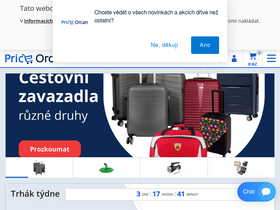 'priceorcan.cz' screenshot