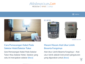 'akhdanazizan.com' screenshot