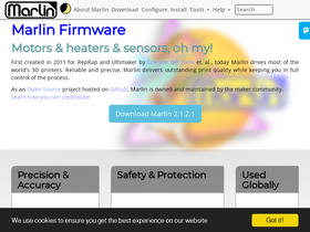 'marlinfw.org' screenshot