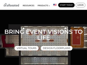 'allseated.com' screenshot