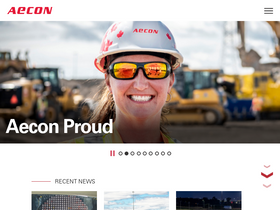 'aecon.com' screenshot