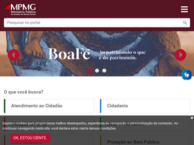 'mpmg.mp.br' screenshot