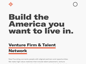 'newfounding.com' screenshot