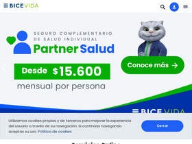 'bicevida.cl' screenshot