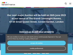 'barnardmarcusauctions.co.uk' screenshot