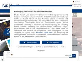'bestwestern.de' screenshot