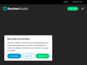 'reviewstudio.com' screenshot