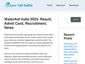 'wateraidindia.in' screenshot
