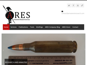 'armamentresearch.com' screenshot