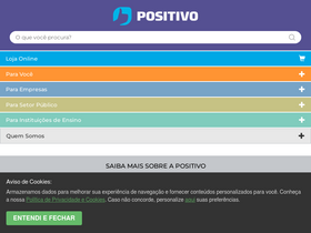 'meupositivo.com.br' screenshot