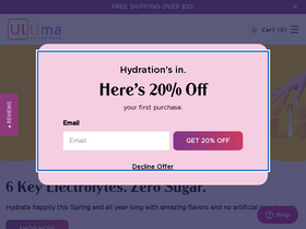 'ultimareplenisher.com' screenshot
