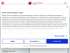 'cardiologicomonzino.it' screenshot