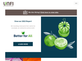 'unfi.com' screenshot