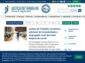 'portal.trt3.jus.br' screenshot