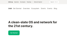 'urbit.org' screenshot