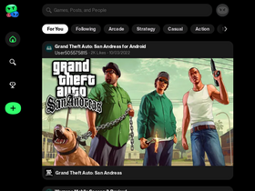 'taptap.io' screenshot