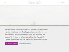 'qinetiq.com' screenshot