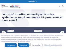 'esante.gouv.fr' screenshot