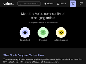 'voice.com' screenshot