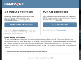 'gamezone.de' screenshot