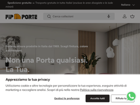 italiandoors.it homepage screenshot