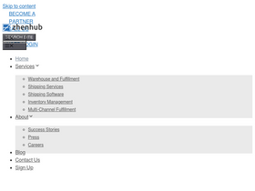 'zhenhub.com' screenshot
