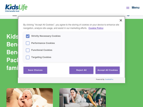 'kidslife.be' screenshot