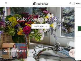 Ruffoni homepage screenshot