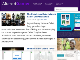 'alteredgamer.com' screenshot