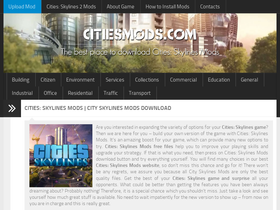 'citiesmods.com' screenshot