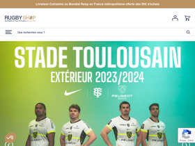 'rugbyshop.com' screenshot