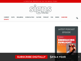 'signsofthetimes.org.au' screenshot