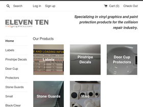 1110Graphics homepage screenshot