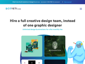 'dotyeti.com' screenshot